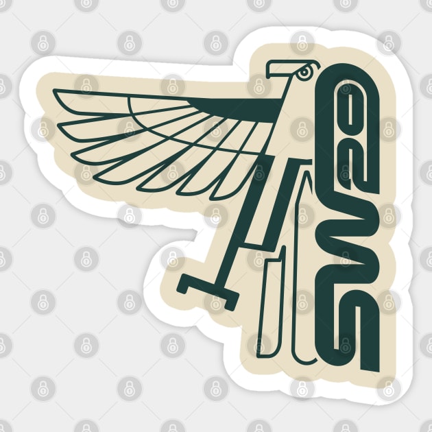 SW20: Flight of the Phoenix (dark emerald) Sticker by PRS_Designs_787